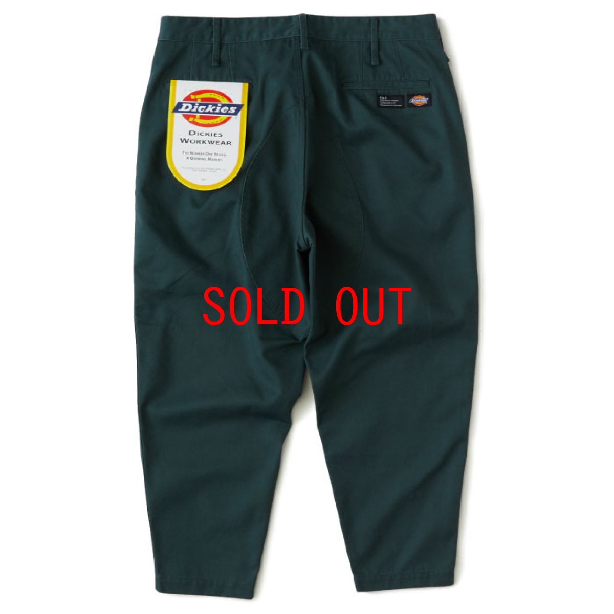 画像1: × Dickies Tuffies Wide Chino Chino Tapered Pants Polycrop ディッキーズ テーパード ワイド チノ タイプ パンツ Green (1)