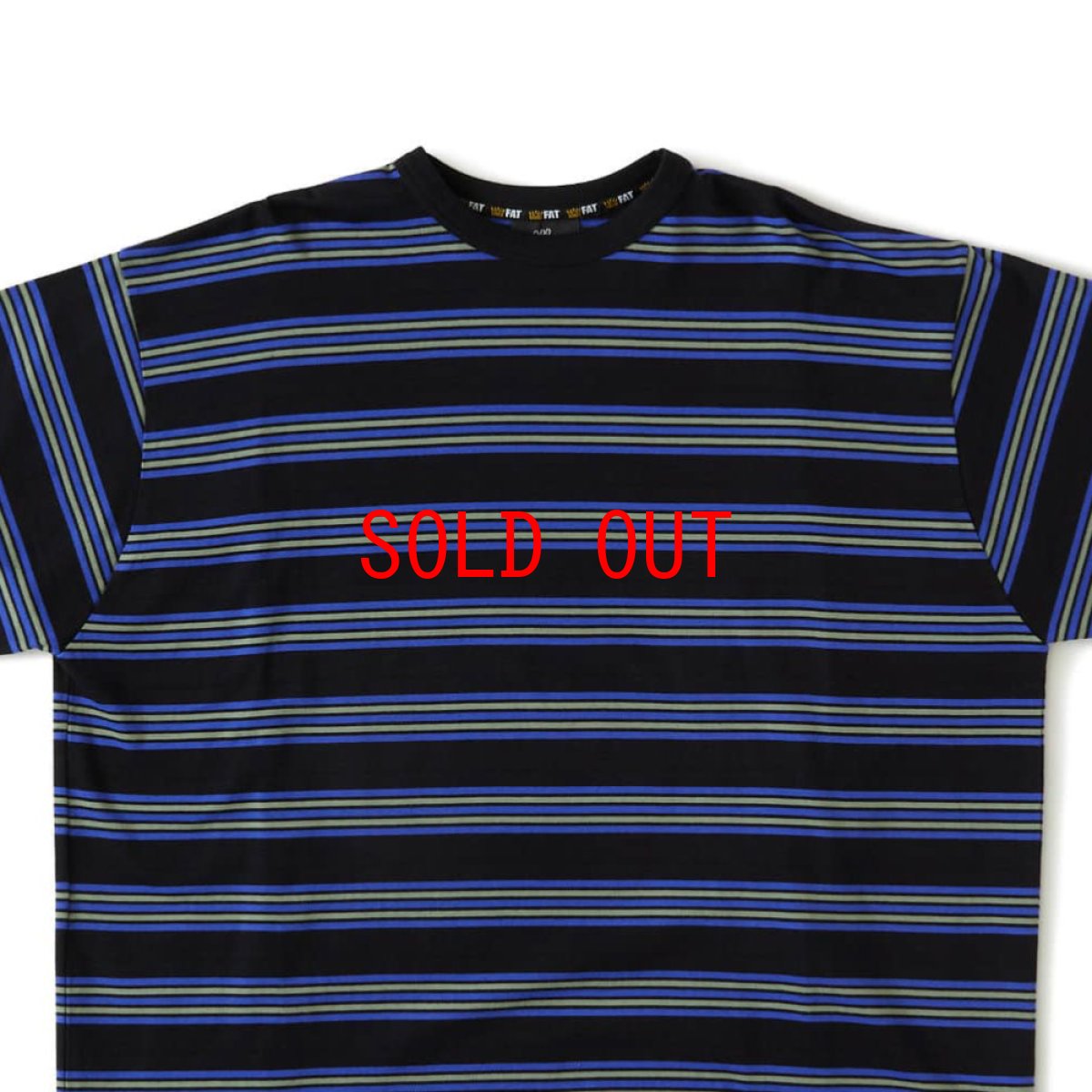 画像4: Bigba S/S Border Cut & Saw Tee カットソー 半袖 Tシャツ Black (4)