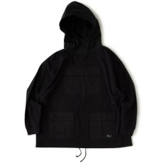 画像2: Smocka Hoodie Cut Saw Shirt 長袖 フーディー カットソー 13oz BIG シルエット Black (2)