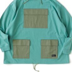 画像5: Smocka Hoodie Cut Saw Shirt 長袖 フーディー カットソー 13oz BIG シルエット Green (5)