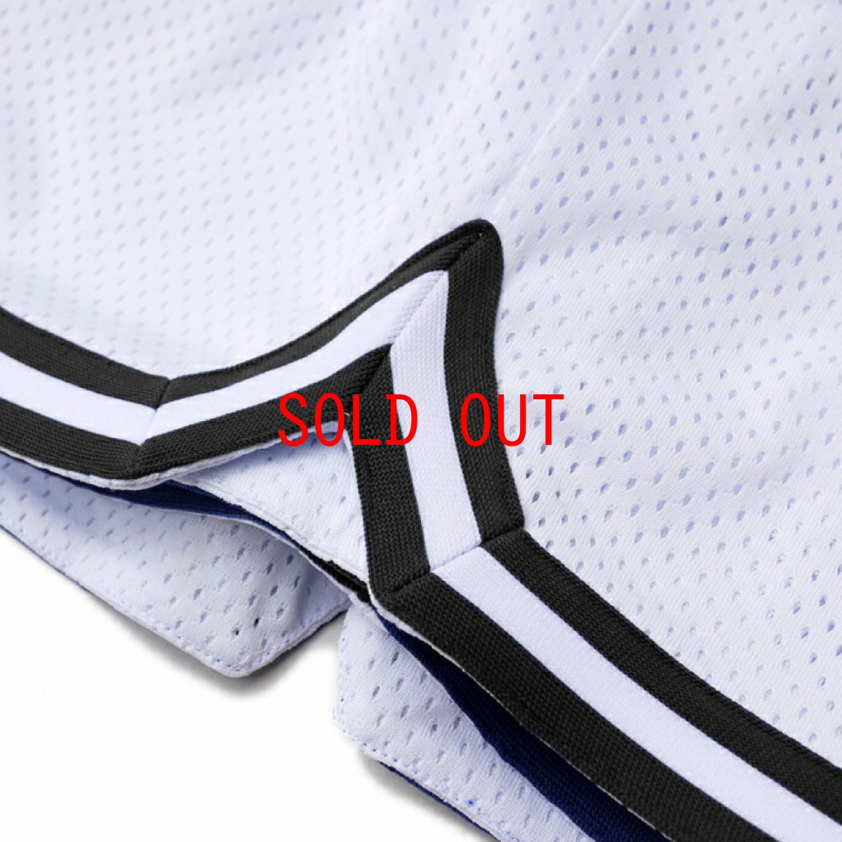 画像7: Basketball Mesh Game Jersey Shorts バスケット ボール メッシュ ジャージ ゲーム ショーツ ハーフ パンツ White (7)
