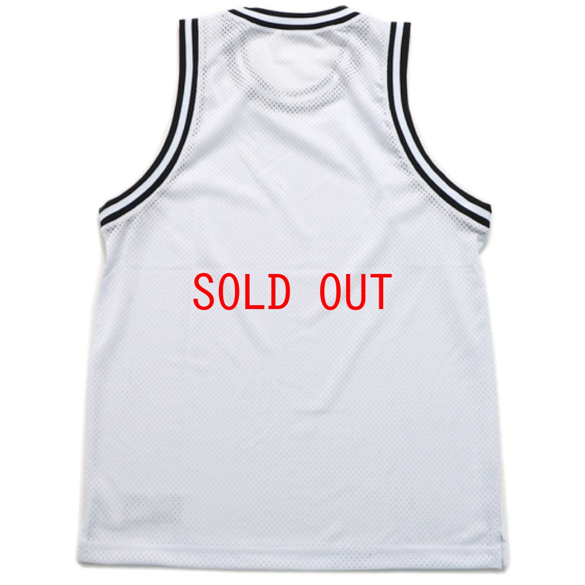 画像2: Basketball Mesh Game Jersey バスケット ボール メッシュ ジャージ ゲーム シャツ White (2)