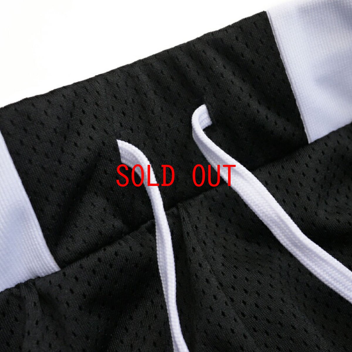 画像4: Basketball Mesh Game Jersey Shorts バスケット ボール メッシュ ジャージ ゲーム ショーツ ハーフ パンツ Black (4)