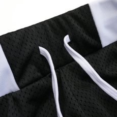 画像4: Basketball Mesh Game Jersey Shorts バスケット ボール メッシュ ジャージ ゲーム ショーツ ハーフ パンツ Black (4)