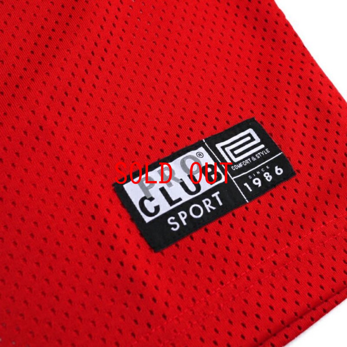 画像4: Basketball Mesh Game Jersey バスケット ボール メッシュ ジャージ ゲーム シャツ Red (4)