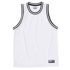 画像1: Basketball Mesh Game Jersey バスケット ボール メッシュ ジャージ ゲーム シャツ White (1)