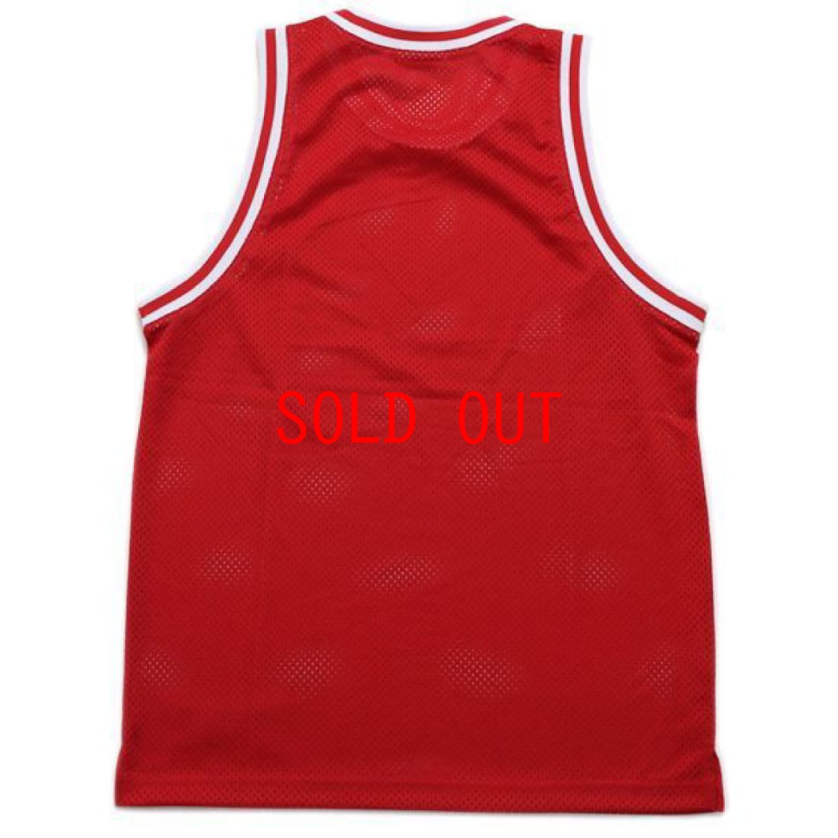 画像2: Basketball Mesh Game Jersey バスケット ボール メッシュ ジャージ ゲーム シャツ Red (2)