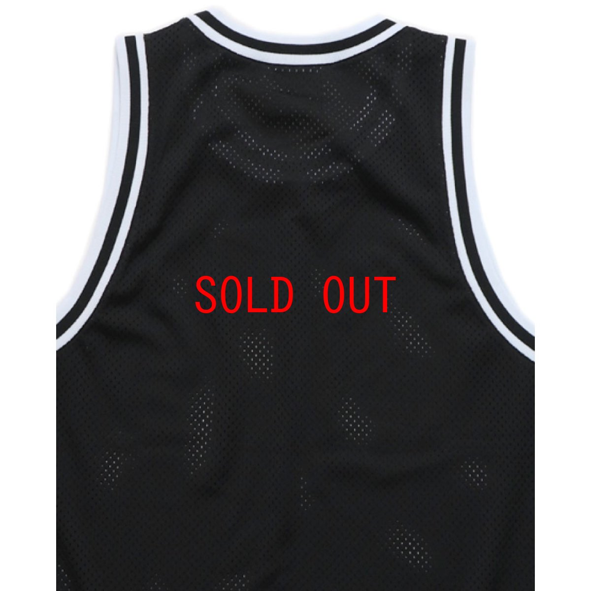 画像5: Basketball Mesh Game Jersey バスケット ボール メッシュ ジャージ ゲーム シャツ Black (5)