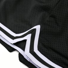 画像7: Basketball Mesh Game Jersey Shorts バスケット ボール メッシュ ジャージ ゲーム ショーツ ハーフ パンツ Black (7)