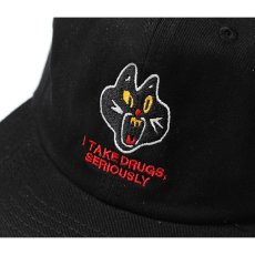 画像5: Jazz Cat 6 Panel embroidery Cap CWFG ジャズ キャット キャップ 帽子 Black (5)