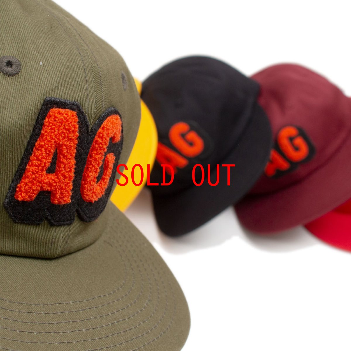 画像9: AG Patch Logo 6 Panel Cap パッチ ロゴ パネル キャップ 帽子  (9)