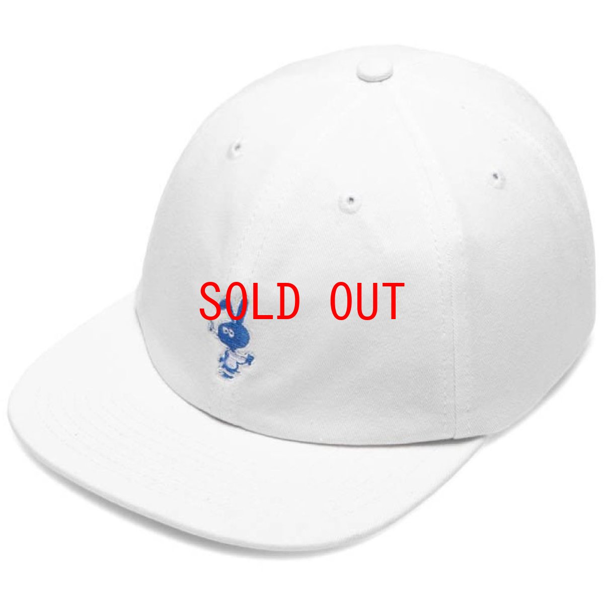 画像1: Bunny 6 Panel embroidery Cap CWFG バニー キャップ 帽子 White Green (1)