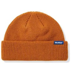 画像1: Wharfie Beanie Blue Label ショート ビーニー ニット キャップ 帽子 (1)