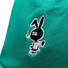 画像3: Bunny 6 Panel embroidery Cap CWFG バニー キャップ 帽子 Green White (3)