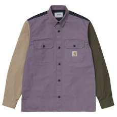 画像2: Valiant 4 L/S Ripstop Shirt リップストップ ワークシャツ 長袖 シャツ Provence Multi Col (2)