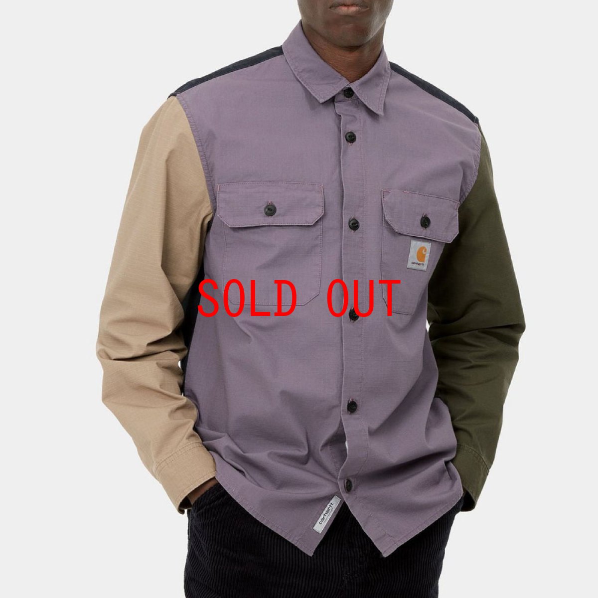 画像3: Valiant 4 L/S Ripstop Shirt リップストップ ワークシャツ 長袖 シャツ Provence Multi Col (3)