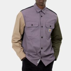 画像3: Valiant 4 L/S Ripstop Shirt リップストップ ワークシャツ 長袖 シャツ Provence Multi Col (3)