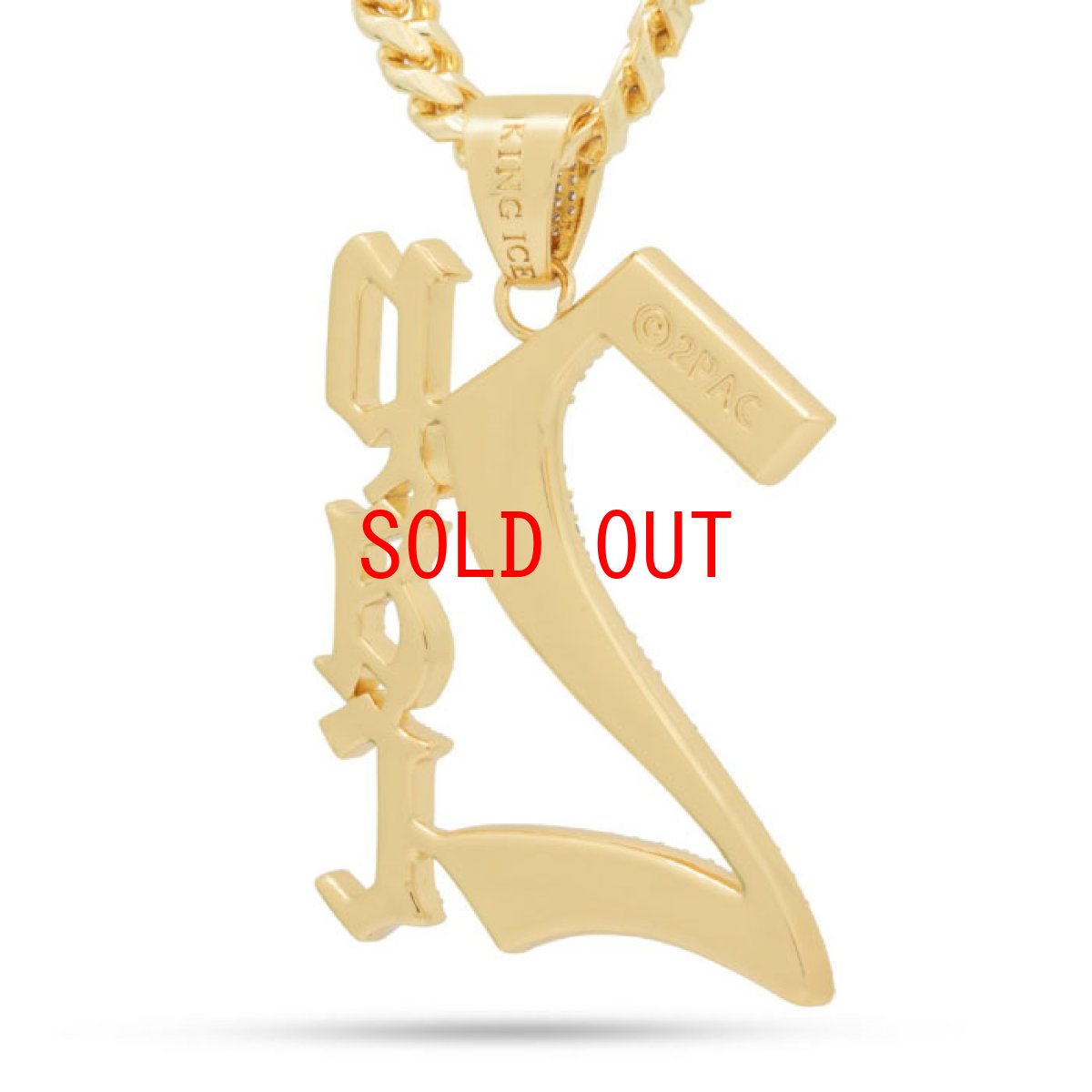 画像5: × 2pac Classic Logo Necklace 14K Gold Single chain ネックレス ゴールド チェーン 2パック ロゴ コラボ Silver Gold シルバー ゴールド (5)