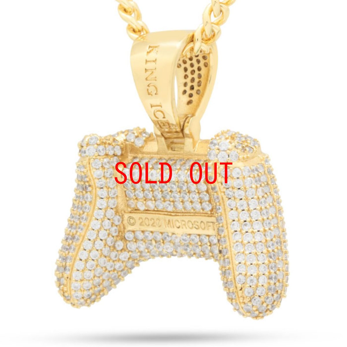 画像2: × Xbox Controller Iced Classic Necklace エックスボックス コントローラー ネックレス (2)