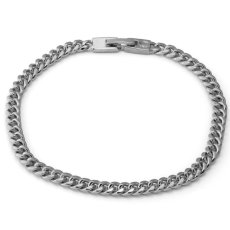 画像2: 5mm Miami Cuban Chain Bracelet 約20cm ブレスレット ゴールド マイアミ キューバン ブレスレット Gold Silver ゴールド シルバー (2)