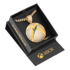 画像5: × Xbox Iced Sphere Logo Gold Necklace 14K エックスボックス ロゴ ネックレス ゴールド (5)