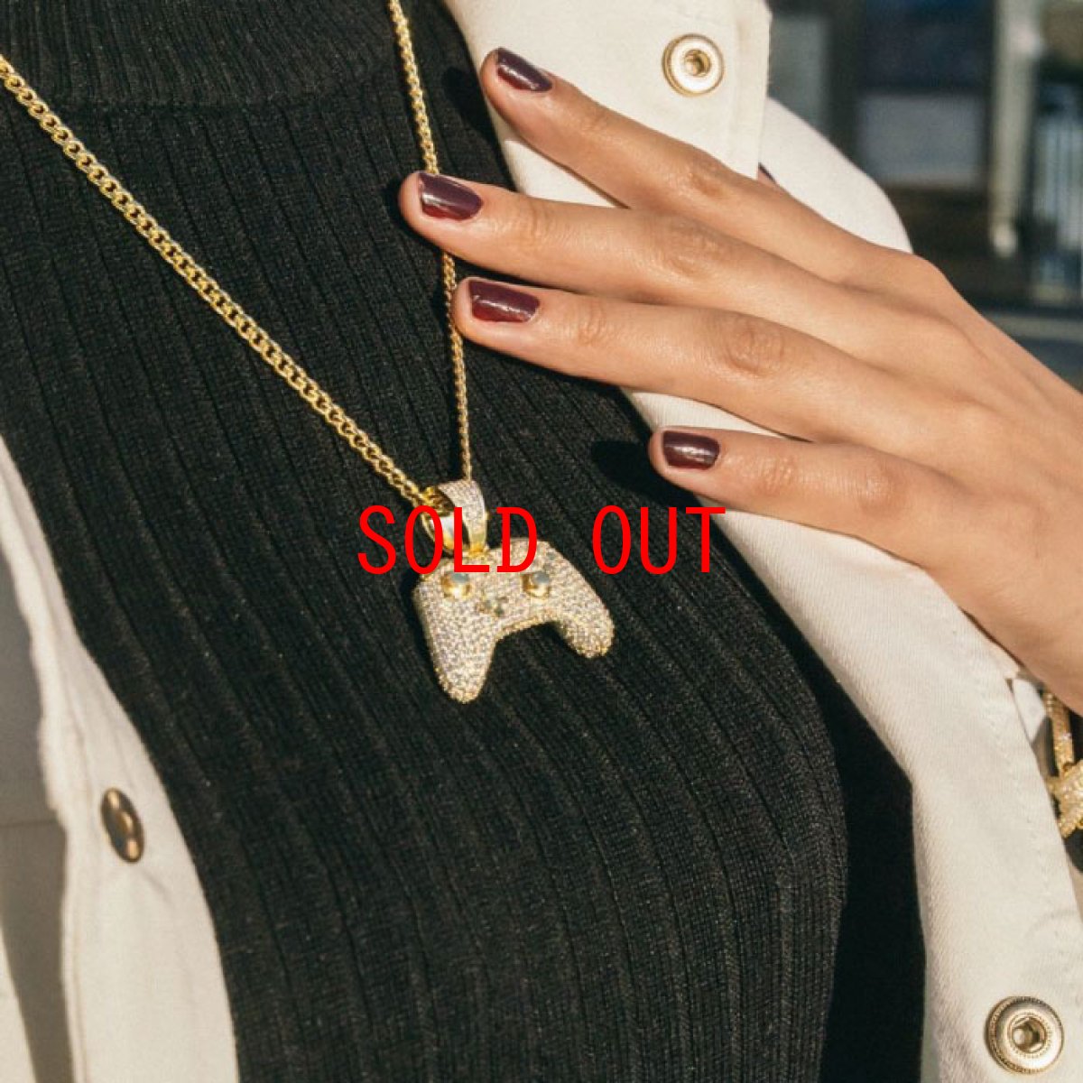 画像4: × Xbox Controller Iced Classic Necklace エックスボックス コントローラー ネックレス (4)