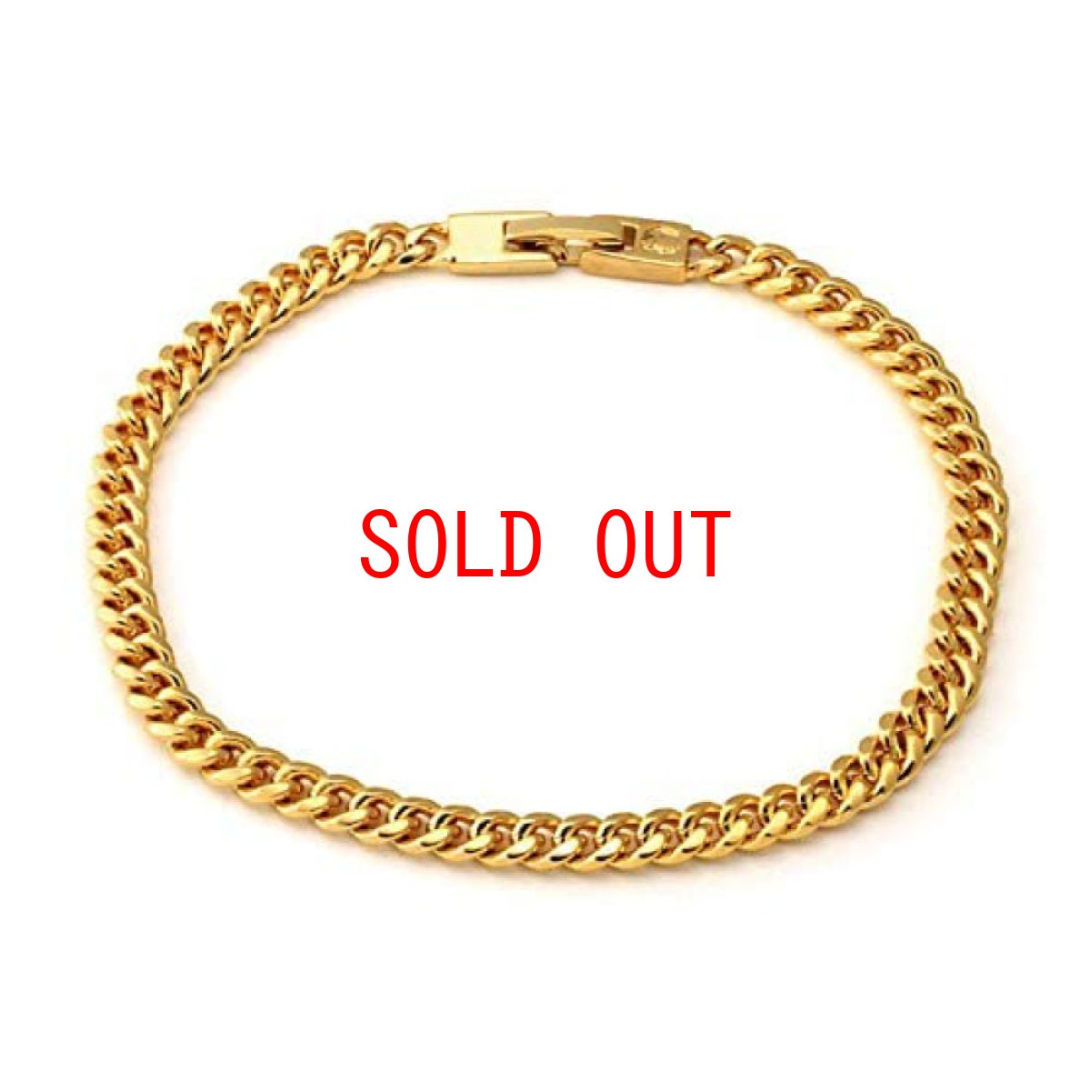 画像1: 5mm Miami Cuban Chain Bracelet 約20cm ブレスレット ゴールド マイアミ キューバン ブレスレット Gold Silver ゴールド シルバー (1)