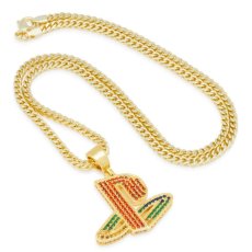 画像5: × PlayStation Classic PS Logo Gold Necklace 14K プレイステーション ロゴ ネックレス ゴールド (5)