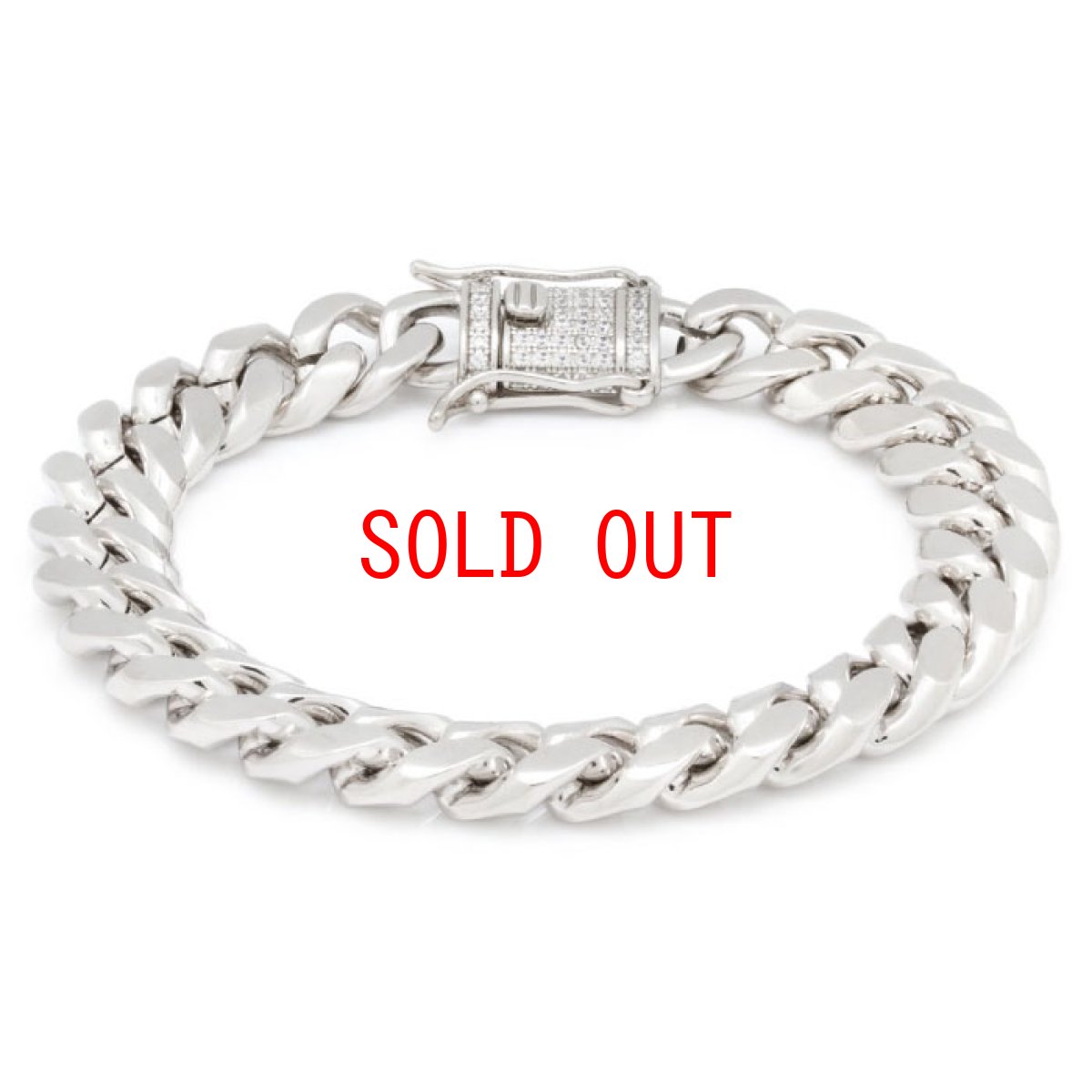 画像4: 10mm Miami Cuban Chain Bracelet マイアミ キューバン ブレスレット ゴールド (4)