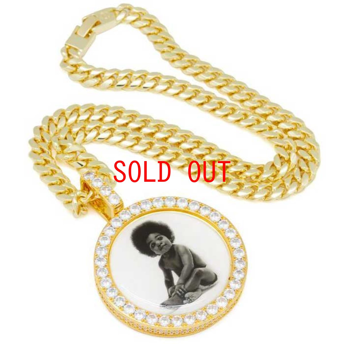 画像4: × Notorious B.I.G Biggie The Ready to Die Necklace Gold ネックレス ノトーリアス ビギー (4)