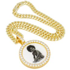 画像4: × Notorious B.I.G Biggie The Ready to Die Necklace Gold ネックレス ノトーリアス ビギー (4)