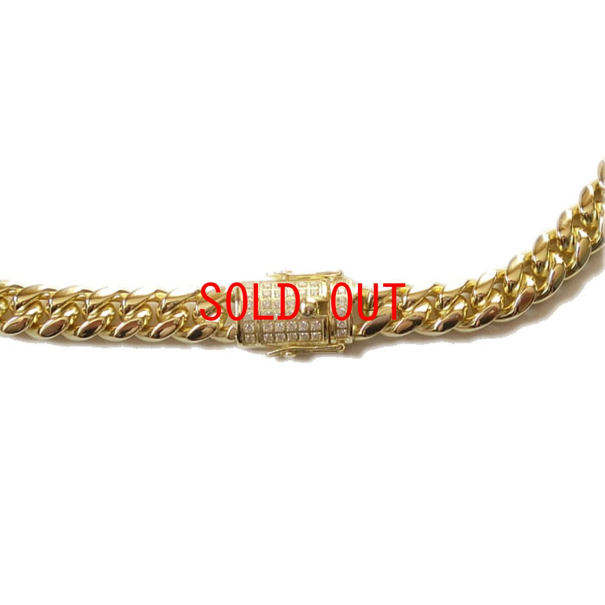 画像4: 5mm Miami Cuban Chain Bracelet 約20cm ブレスレット ゴールド マイアミ キューバン ブレスレット Silver Gold シルバー ゴールド (4)