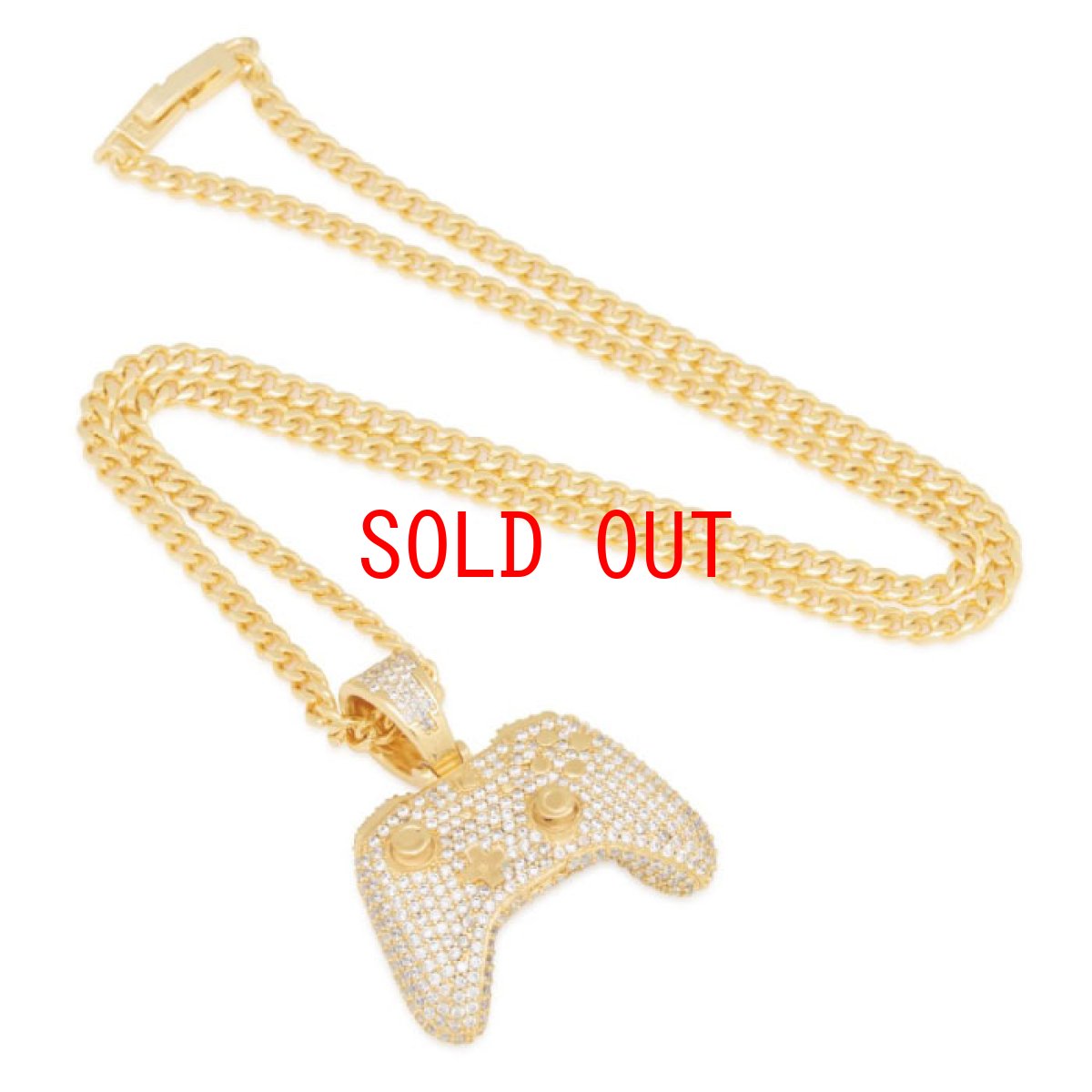 画像3: × Xbox Controller Iced Classic Necklace エックスボックス コントローラー ネックレス (3)