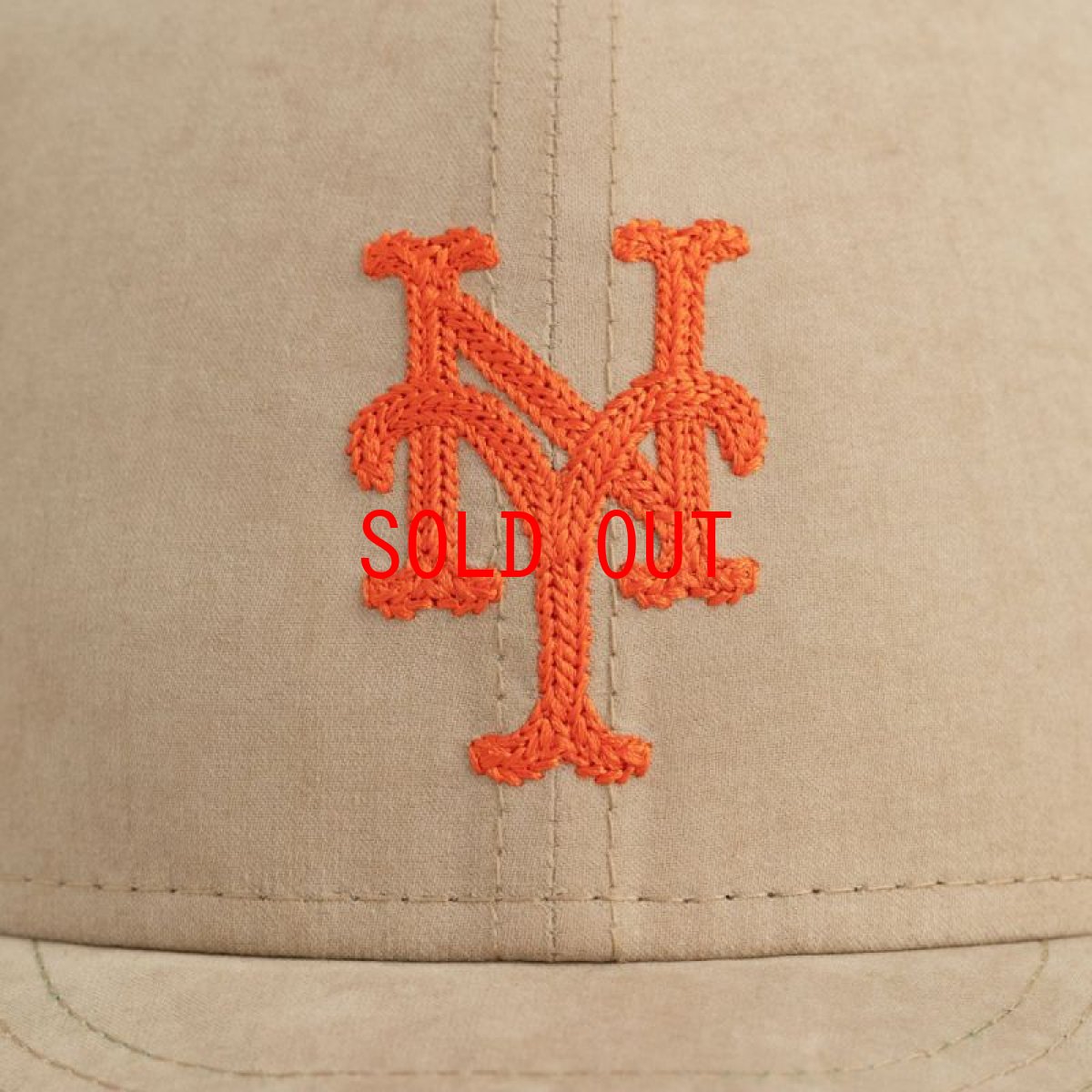 画像5: × Aime Leon dore LP 59Fifty Cap NewYork Mets Brushed Nylon Beige エメ レオン ドレ　ニューヨーク メッツ キャップ 帽子 Kith ベージュ (5)