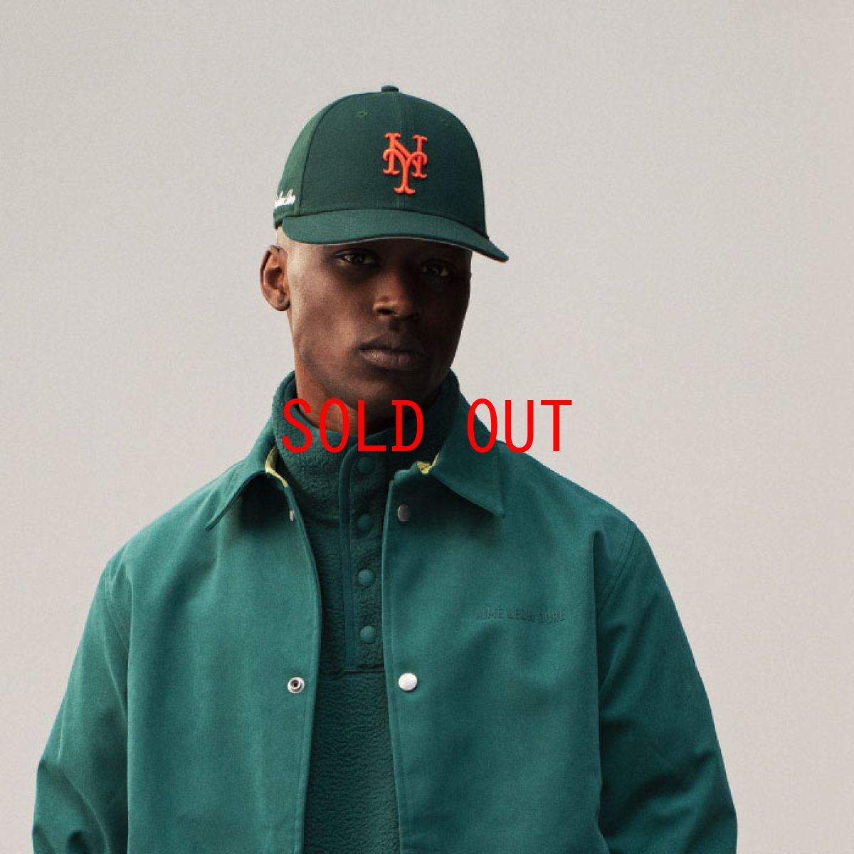 画像7: × Aime Leon dore LP 59Fifty Cap NewYork Mets Green エメ レオン ドレ　ニューヨーク メッツ Kith グリーン オレンジ (7)