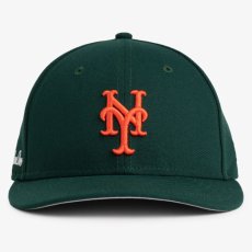 画像2: × Aime Leon dore LP 59Fifty Cap NewYork Mets Green エメ レオン ドレ　ニューヨーク メッツ Kith グリーン オレンジ (2)