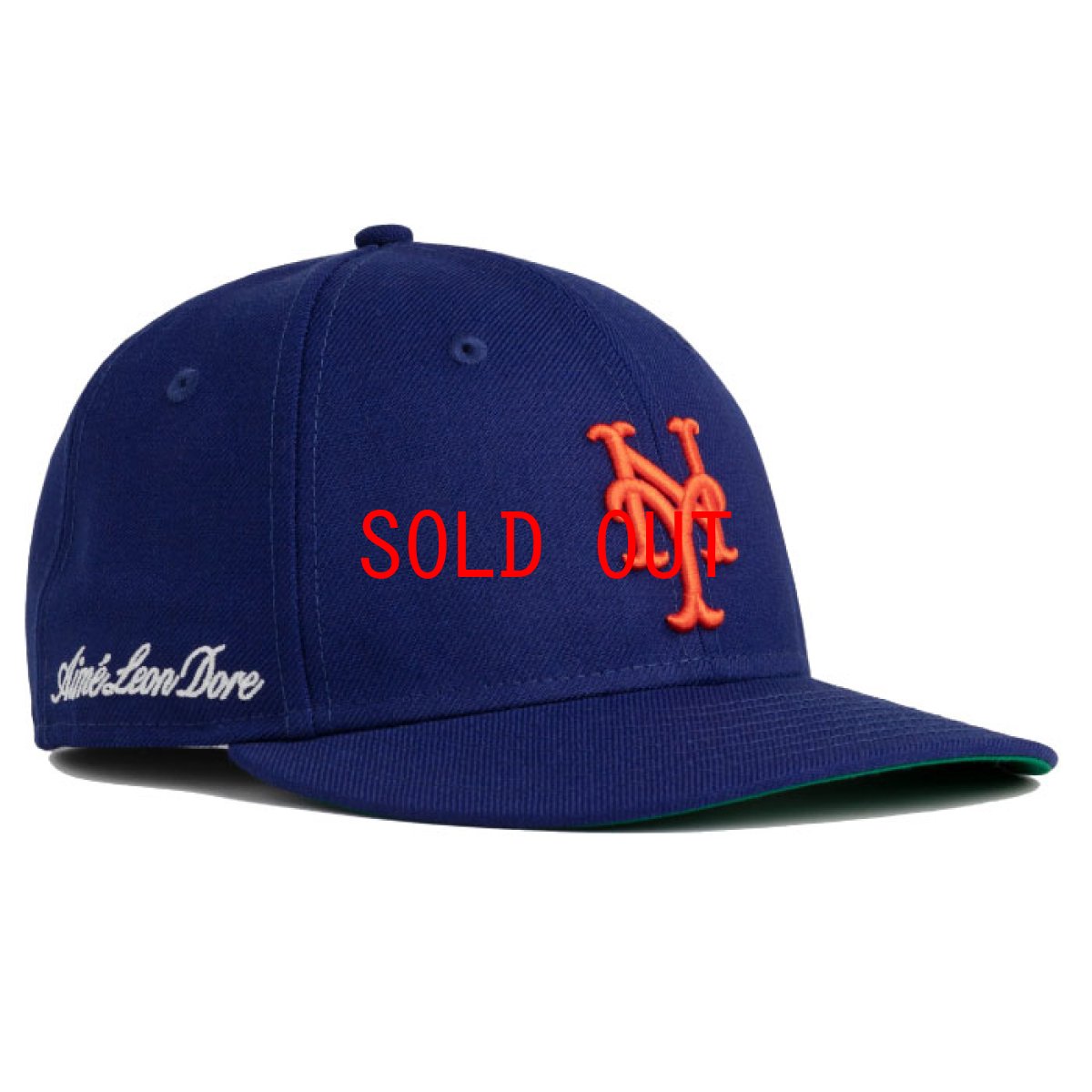 画像1: × Aime Leon dore LP 59Fifty Cap NewYork Mets Blue エメ レオン ドレ　ニューヨーク メッツ Kith ブルー オレンジ (1)