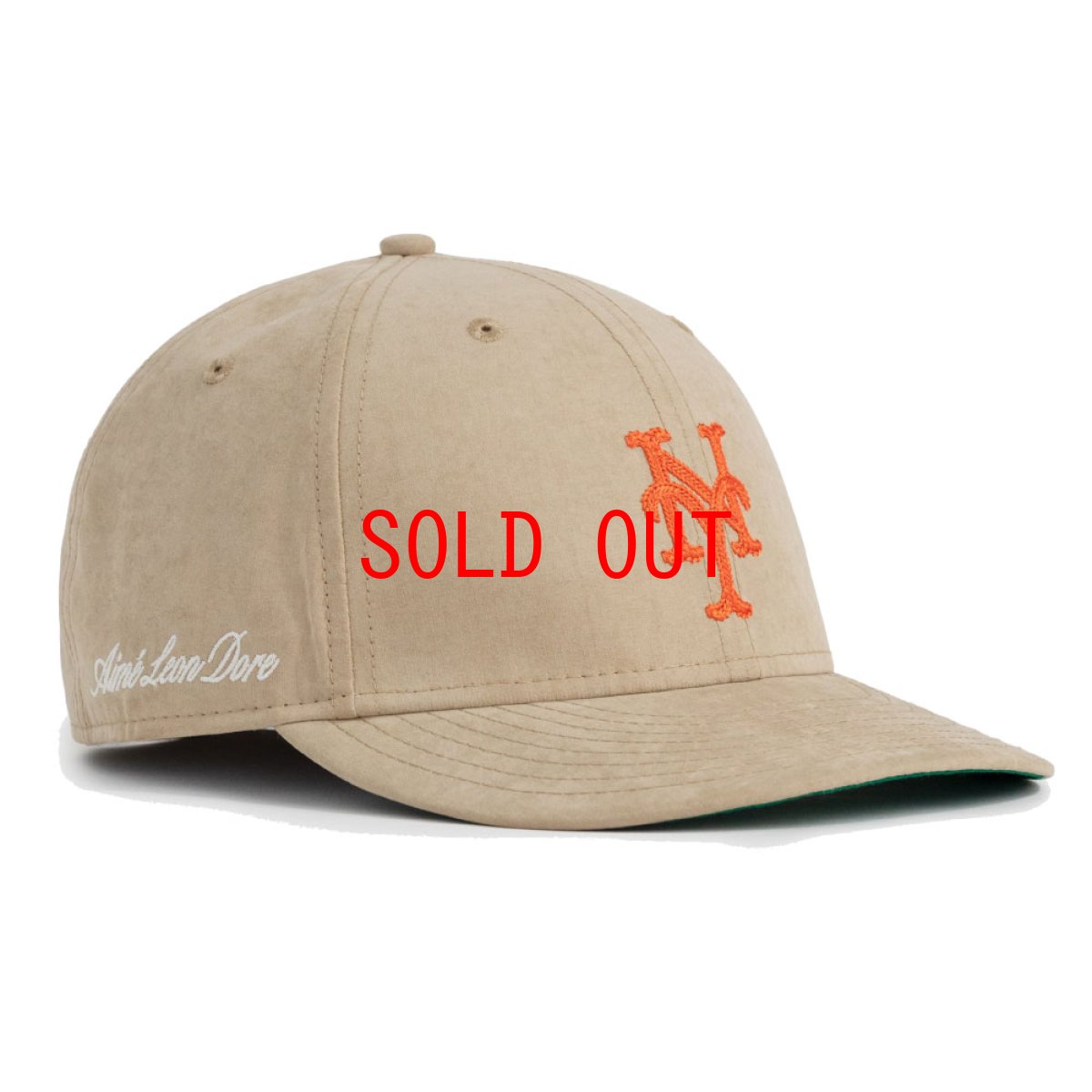画像1: × Aime Leon dore LP 59Fifty Cap NewYork Mets Brushed Nylon Beige エメ レオン ドレ　ニューヨーク メッツ キャップ 帽子 Kith ベージュ (1)