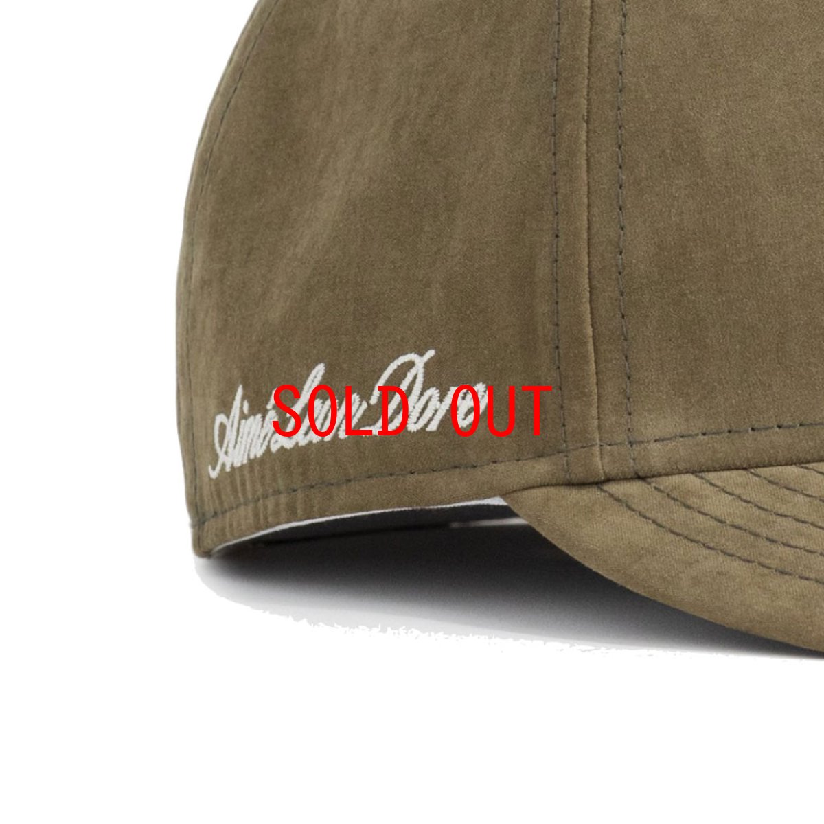 画像4: × Aime Leon dore LP 59Fifty Cap NewYork Mets Brushed Nylon Olive Green エメ レオン ドレ ニューヨーク メッツ キャップ 帽子 Kith オリーブ グリーン (4)