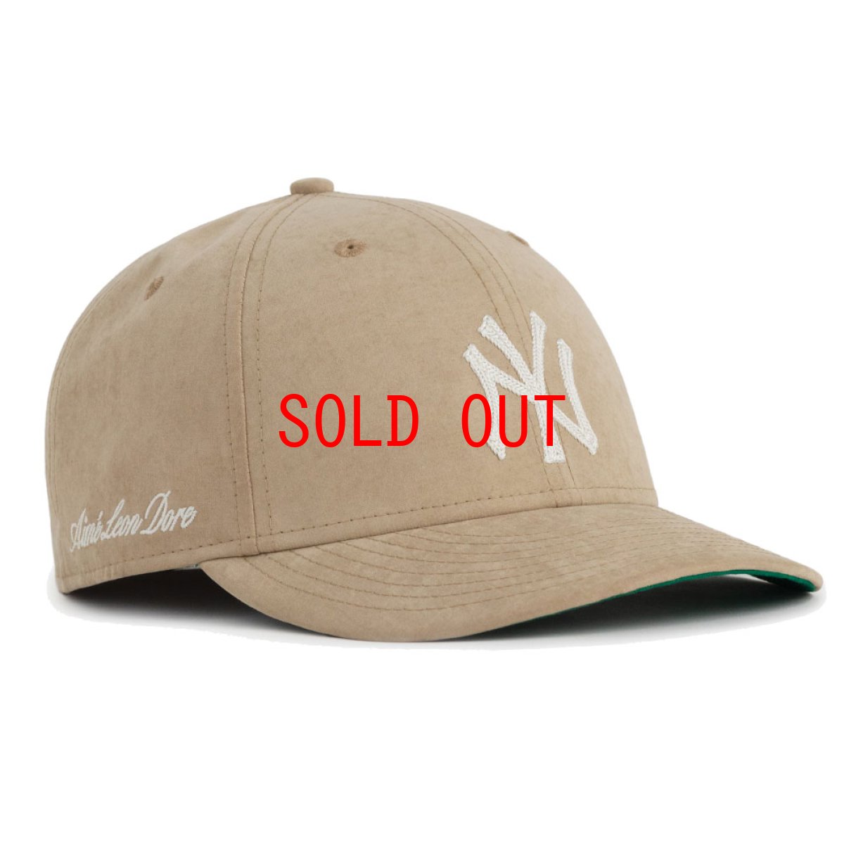 画像1: × Aime Leon dore LP 59Fifty Cap NewYork Yankees Brushed Nylon Beige エメ レオン ドレ　ニューヨーク ヤンキース キャップ 帽子 Kith ベージュ (1)