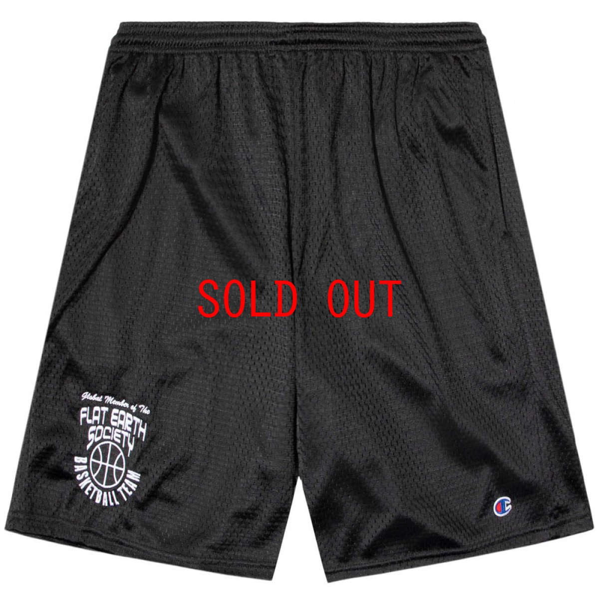 画像1: Frozen Goods Flat Earth Basketball Team Shorts バスケットボール メッシュ ショーツ CWFG Black (1)