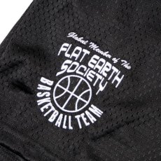 画像4: Frozen Goods Flat Earth Basketball Team Shorts バスケットボール メッシュ ショーツ CWFG Black (4)