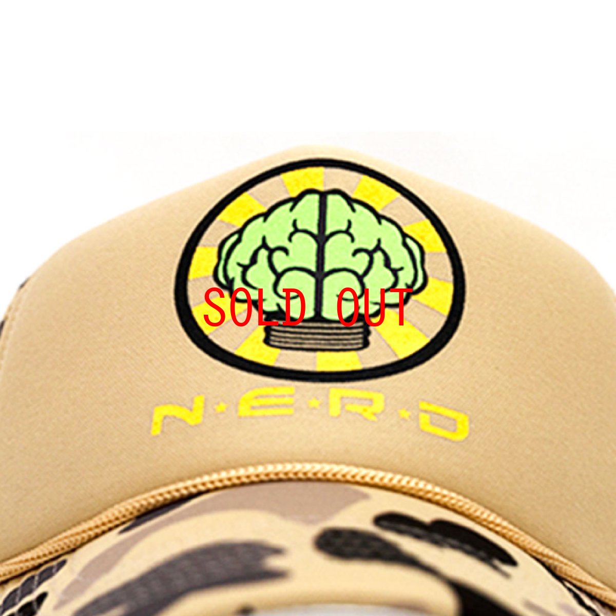 画像10: Mesh Cap Camo Red & Desert Camo メッシュ キャップ カモ 迷彩 N.E.R.D エヌイーアールディー  (10)