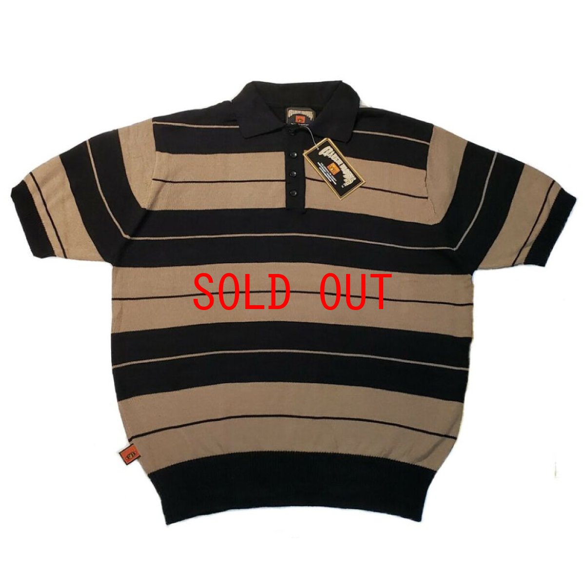 画像1: Charlie Brown S/S Knit Polo Shirts チャーリー ブラウン ニット ポロ シャツ (1)