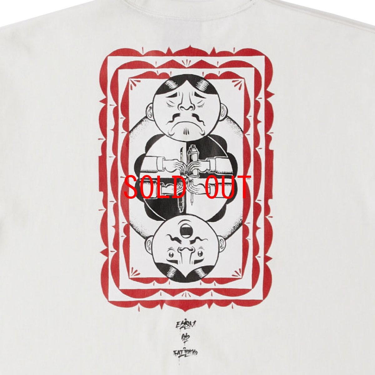 画像4: × ESOW "Esowker" S/S Tee ヘビーオンス 13oz 半袖 Tシャツ White (4)