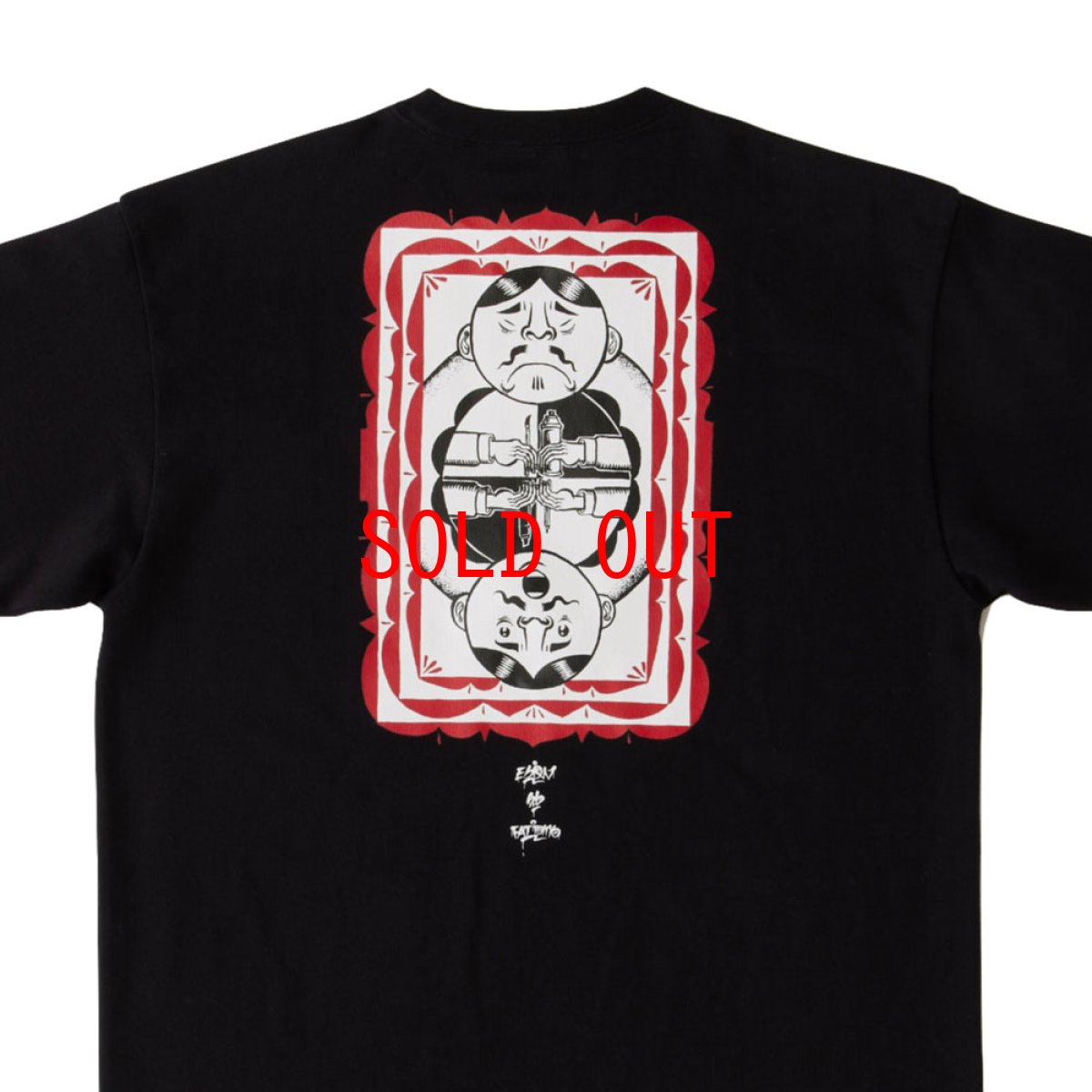 画像7: × ESOW "Esowker" S/S Tee ヘビーオンス 13oz 半袖 Tシャツ Black  (7)