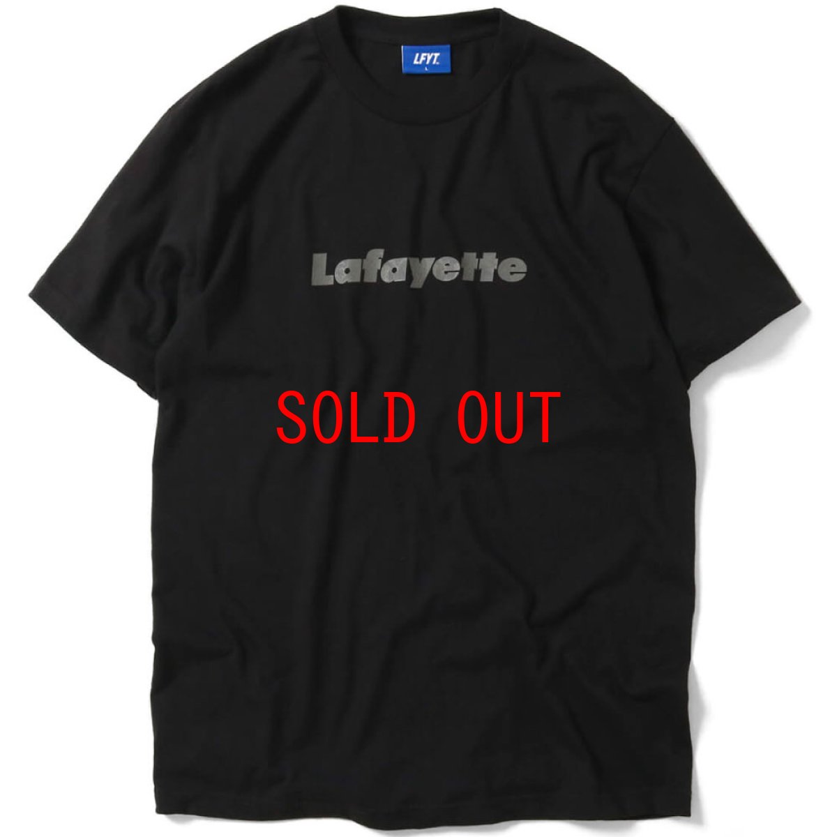 画像1: Damask Lafayette Logo S/S Tee 半袖 Tシャツ Black (1)