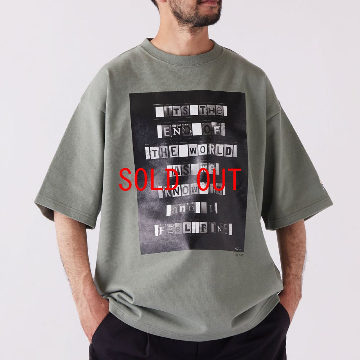 画像3: × J.T. × SB "NEGAAJU" S/S Tee Jai Tanju ヘビーオンス 13oz 半袖 Tシャツ Green (3)