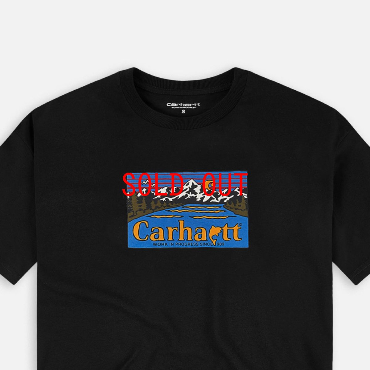 画像3: Great Outdoors S/S Tee グレイト アウトドア レギュラー フィット 半袖 Tシャツ Black (3)