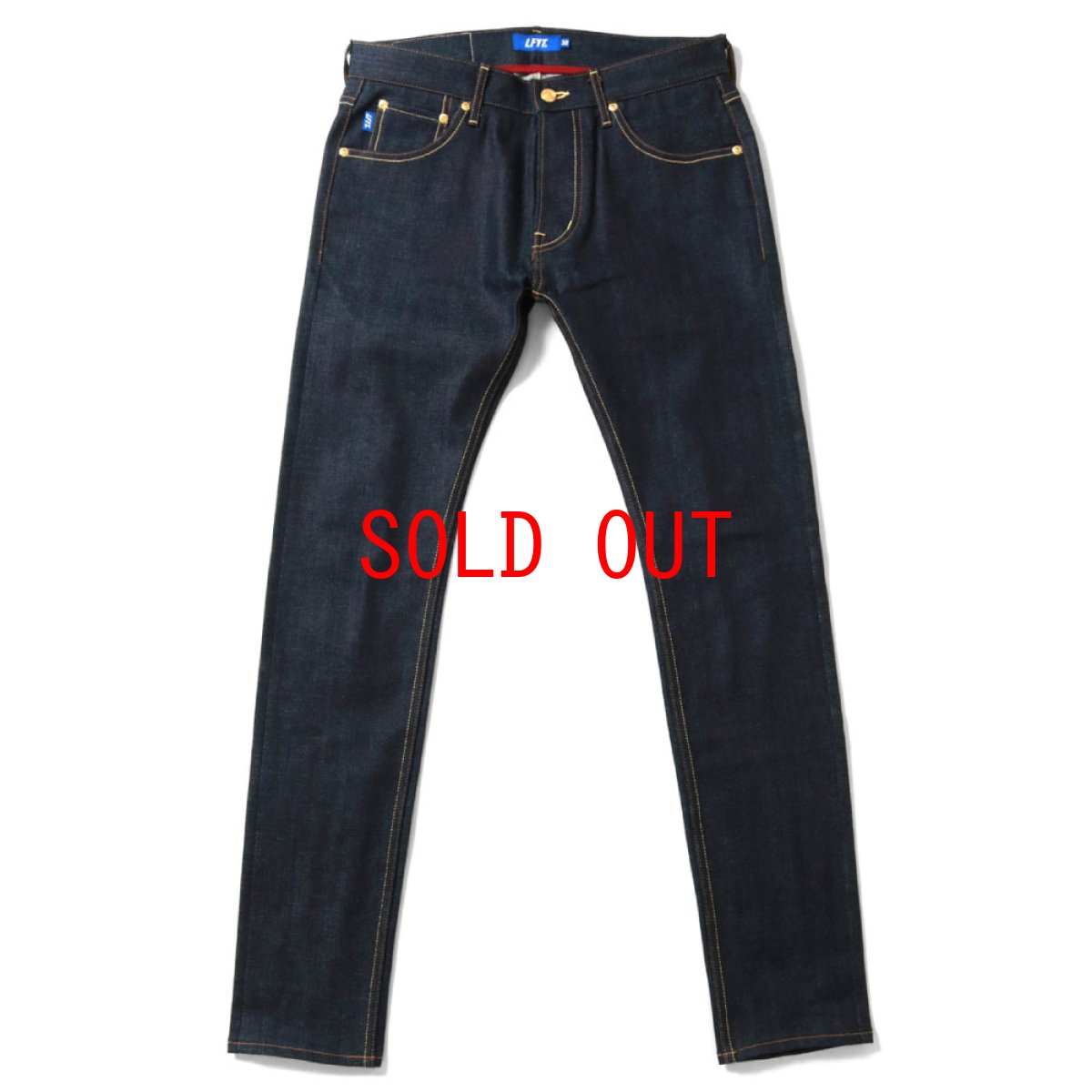 画像2: 5 Pocket Selvage Stretch Denim Pants Slim Fit デニム パンツ スリム フィット (2)